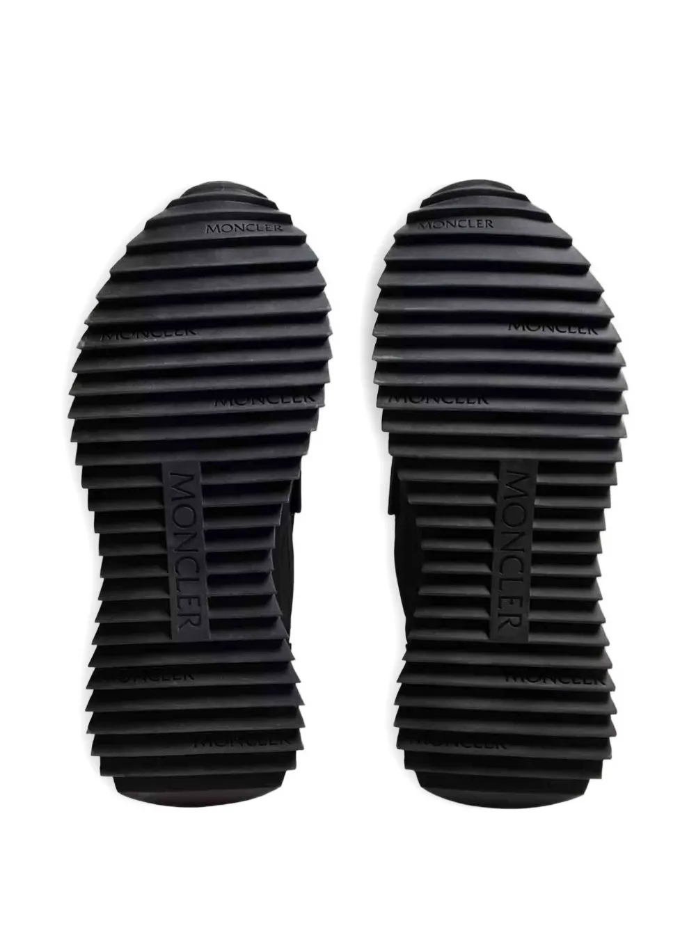 Moncler Pacey2 panelled lace-up sneakers Zwart