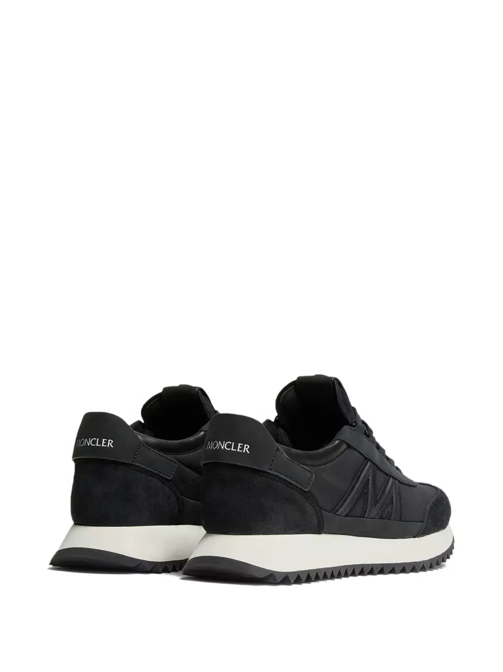 Moncler Pacey2 panelled lace-up sneakers Zwart