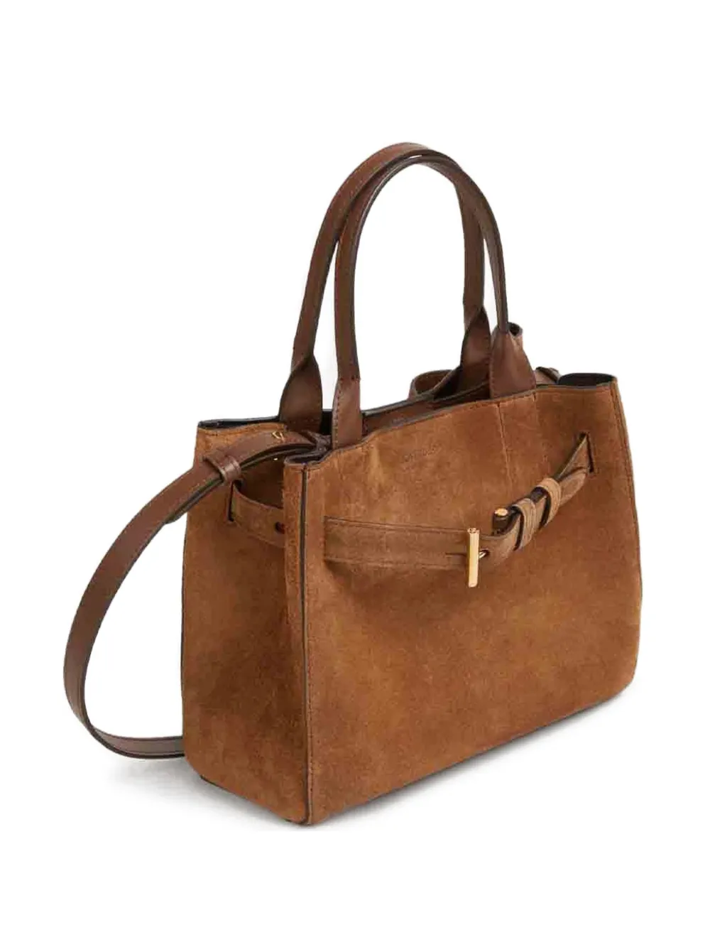 TOM FORD Audrey shopper met gespdetail Bruin