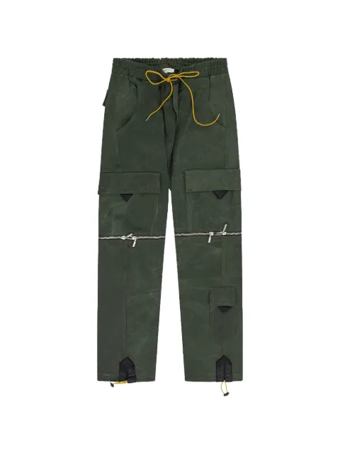 RHUDE zip-detail cargo pants