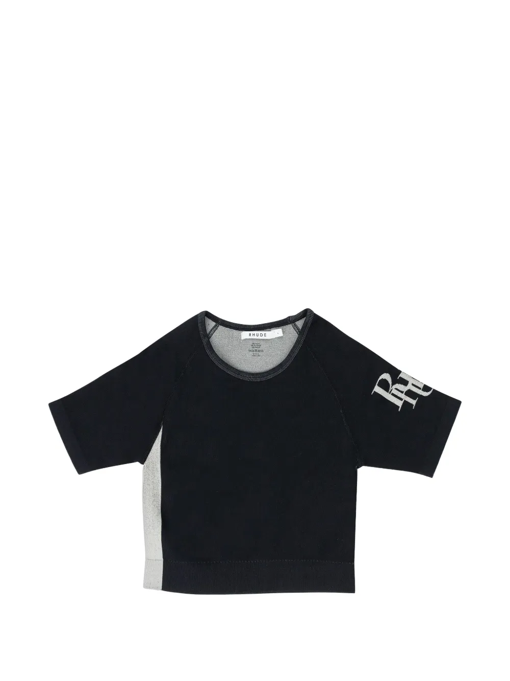 RHUDE side-stripe T-shirt - Nero