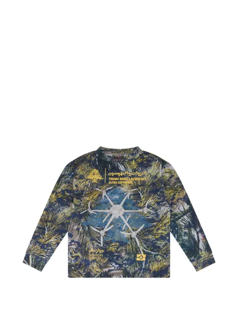 BIRTH OF ROYAL CHILD Birthwatchers patterned long-sleeved T-shirt
