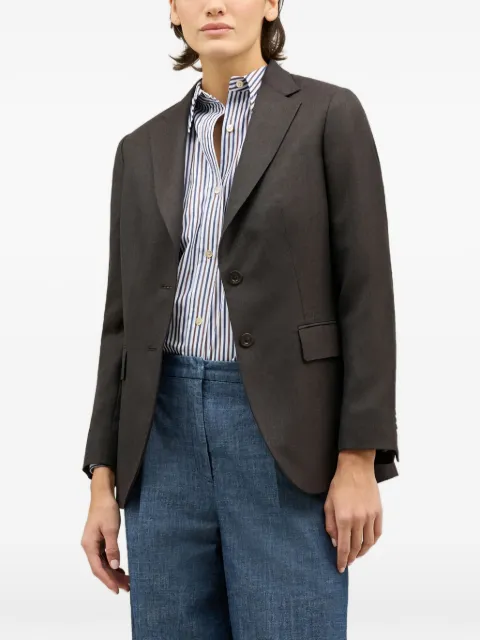 Boglioli hopsack buttoned blazer