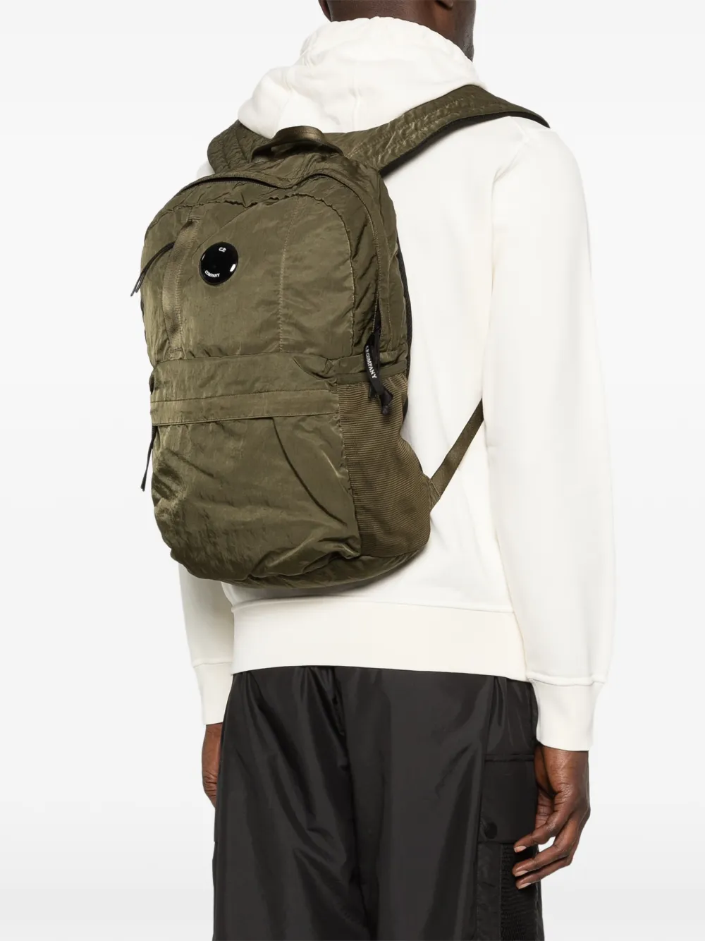  C.p. Company Nylon B Lens Backpack - Green 