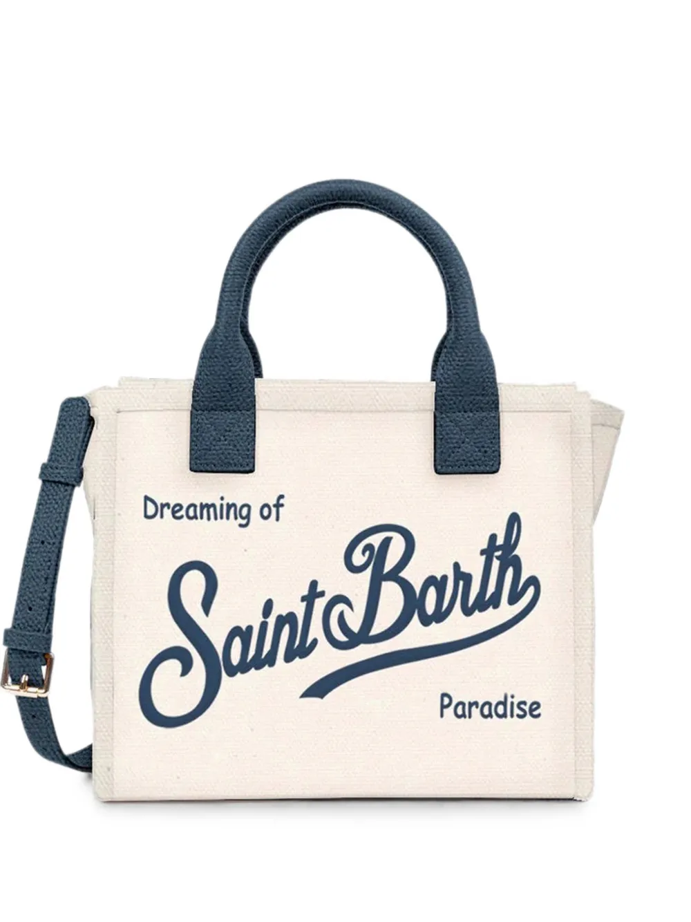 MC2 Saint Barth Vanity logo-print leather medium tote bag · OS