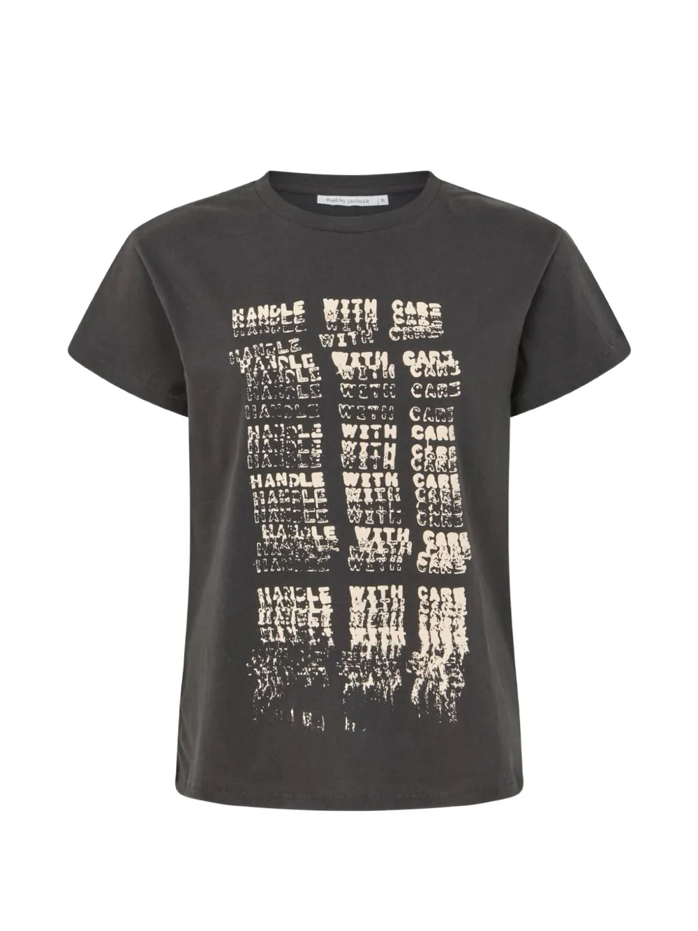 RABENS SALONER Ambla slogan-print cotton T-shirt