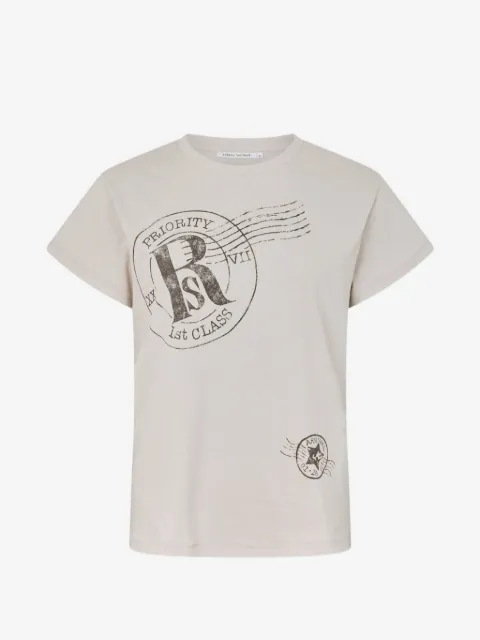 RABENS SALONER logo-print crew-neck T-shirt