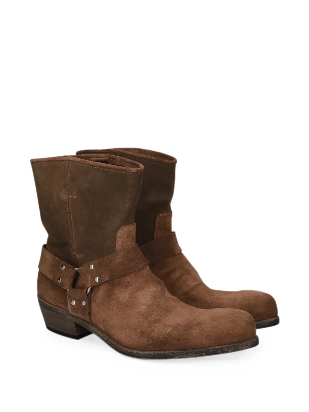 Premiata harness suede boots Bruin