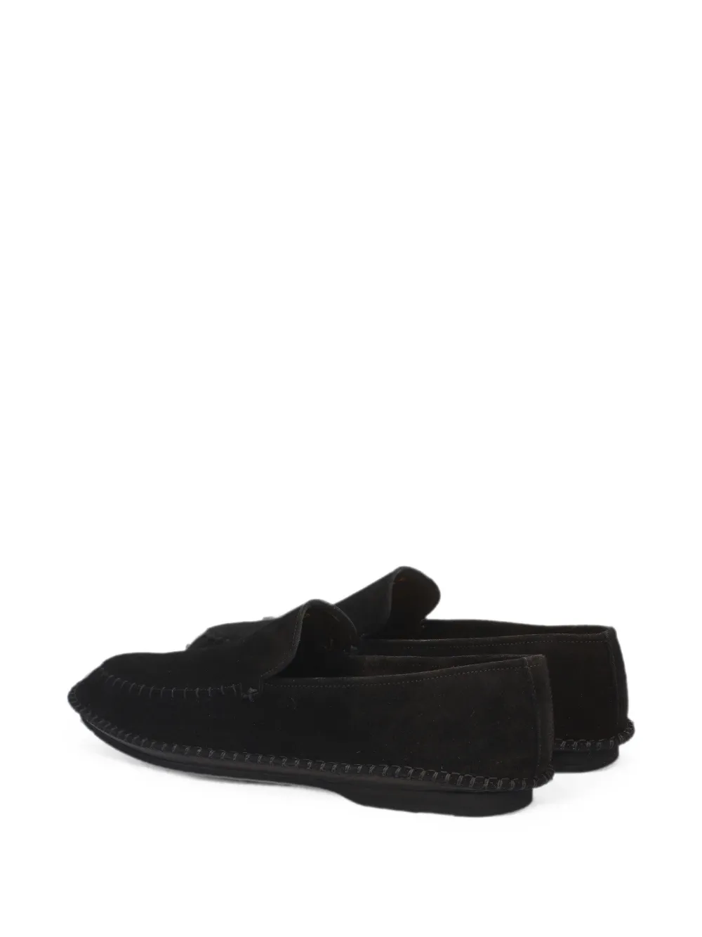 Premiata Gestructureerde suède loafers Zwart