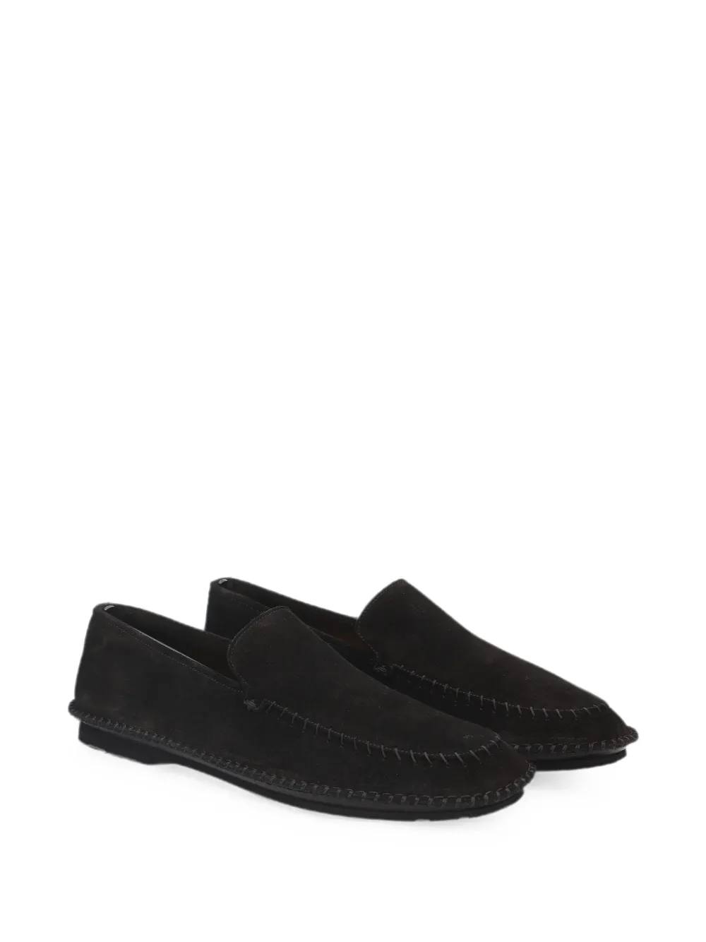 Premiata Gestructureerde suède loafers Zwart