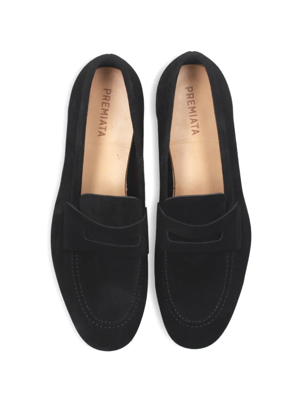 Premiata Loafers met suède vlakken Zwart