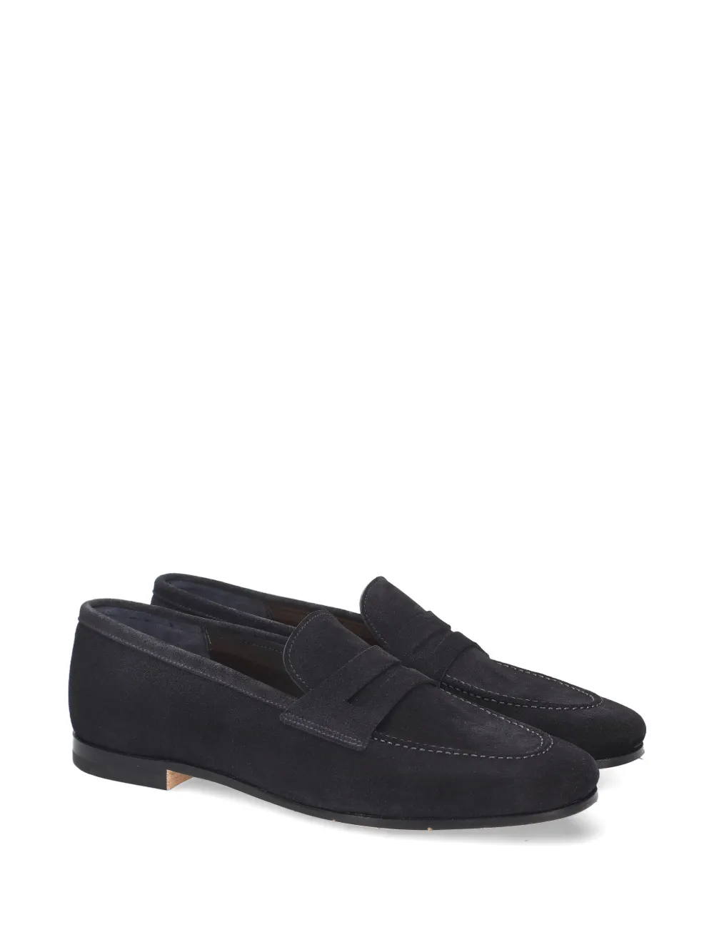 Premiata Loafers met suède vlakken Zwart