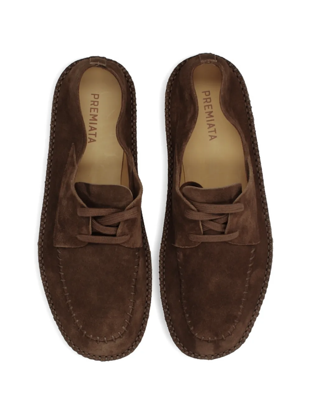 Premiata Loafers met veters Bruin