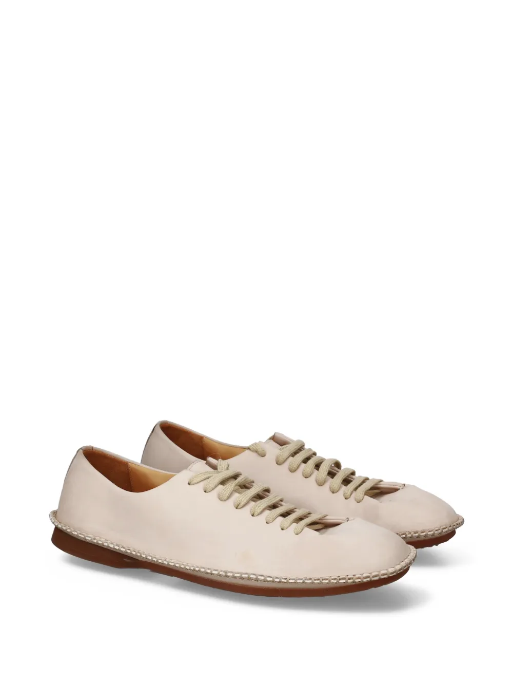 Premiata Sneakers met gestikte veters Beige