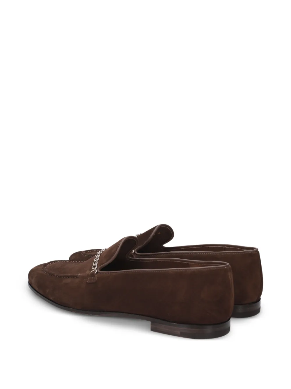 Premiata Loafers met kettingdetail Bruin