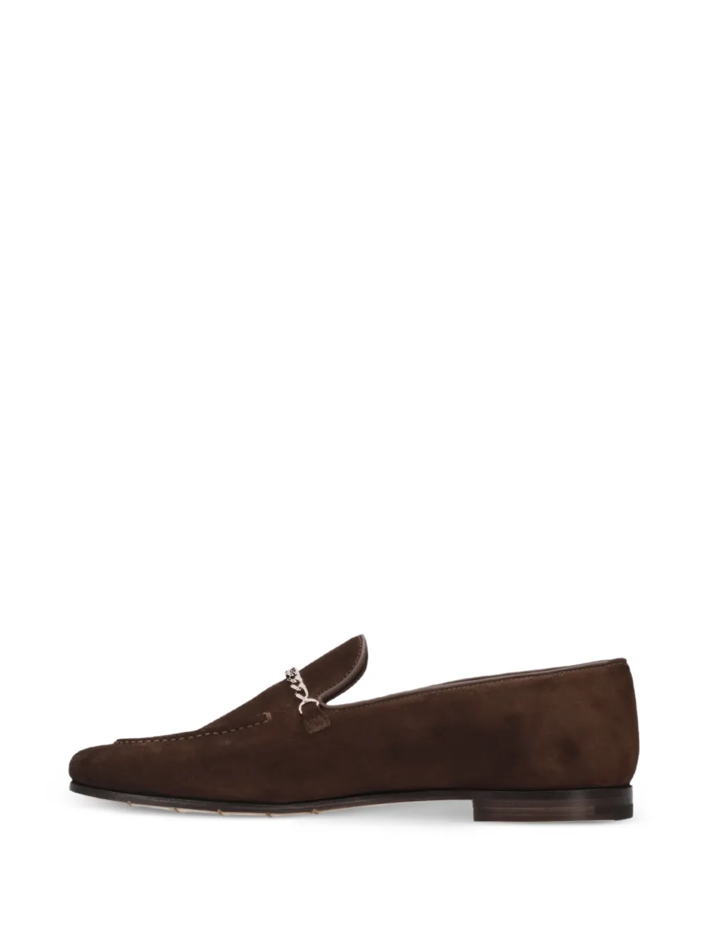 Premiata Loafers met kettingdetail Bruin