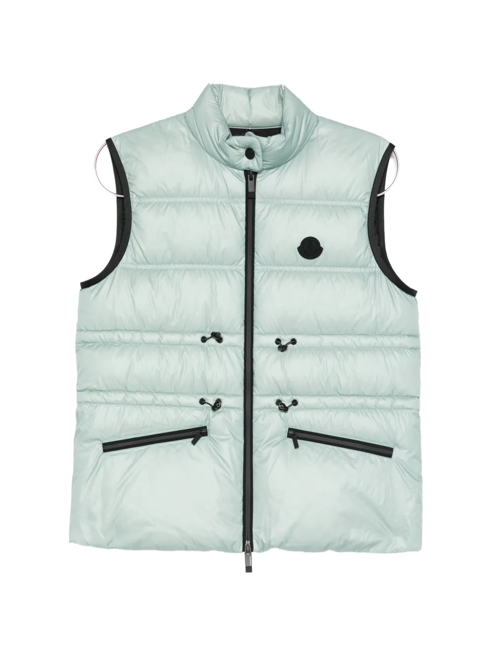 Moncler drawstring padded gilet - Verde