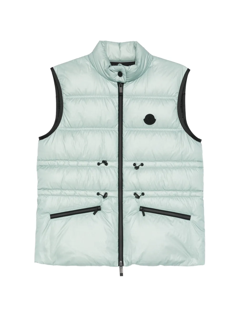 Moncler - Bodywarmer met trekkoord - dames - polyamide/polyamide/ganzendons/veer