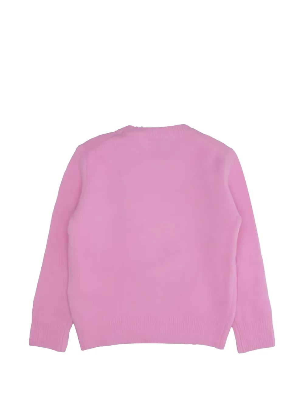  Mc2 Saint Barth Kids Crewneck Print Top - Pink 