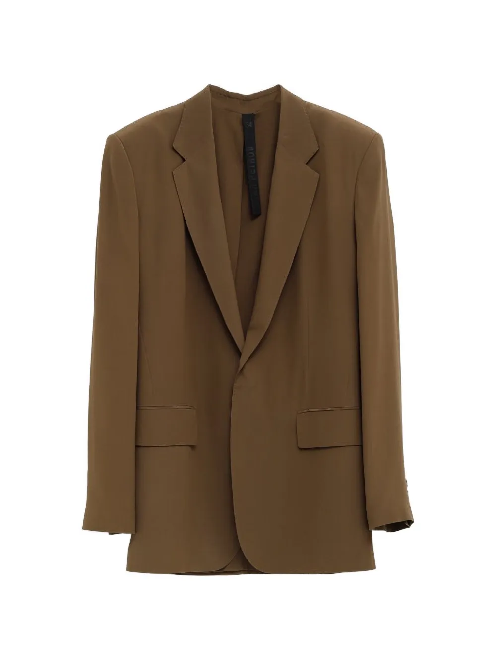 Petar Petrov front-pockets blazer - Marrone