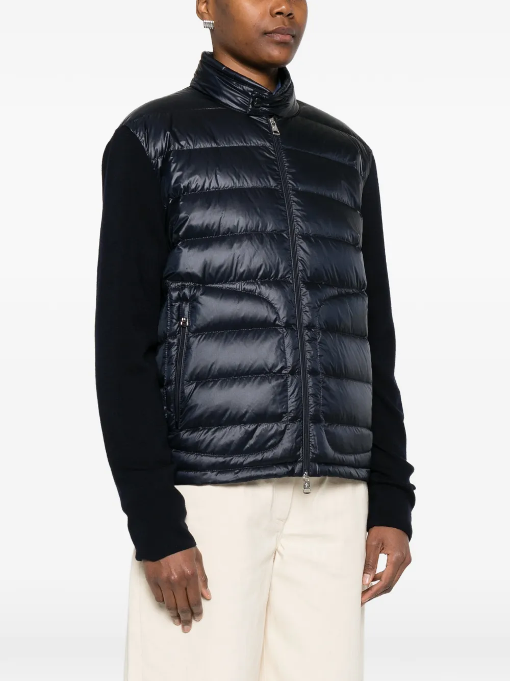  Moncler Zip Cardigan - Blue 