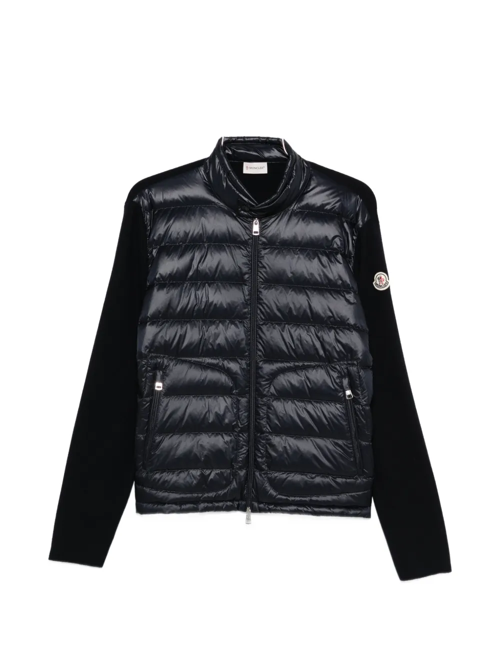 Moncler zip cardigan - Blu