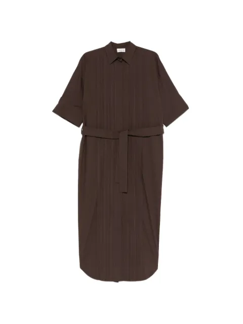 P.A.R.O.S.H. 벨트 디테일 미디 드레스