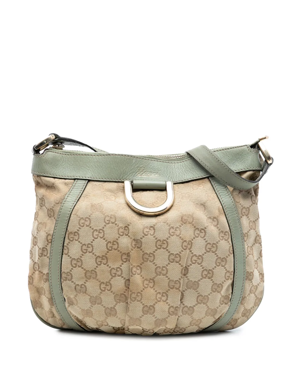 Gucci Pre-Owned 2016-2025 GG Canvas Abbey D Ring crossbody bag - Marrone