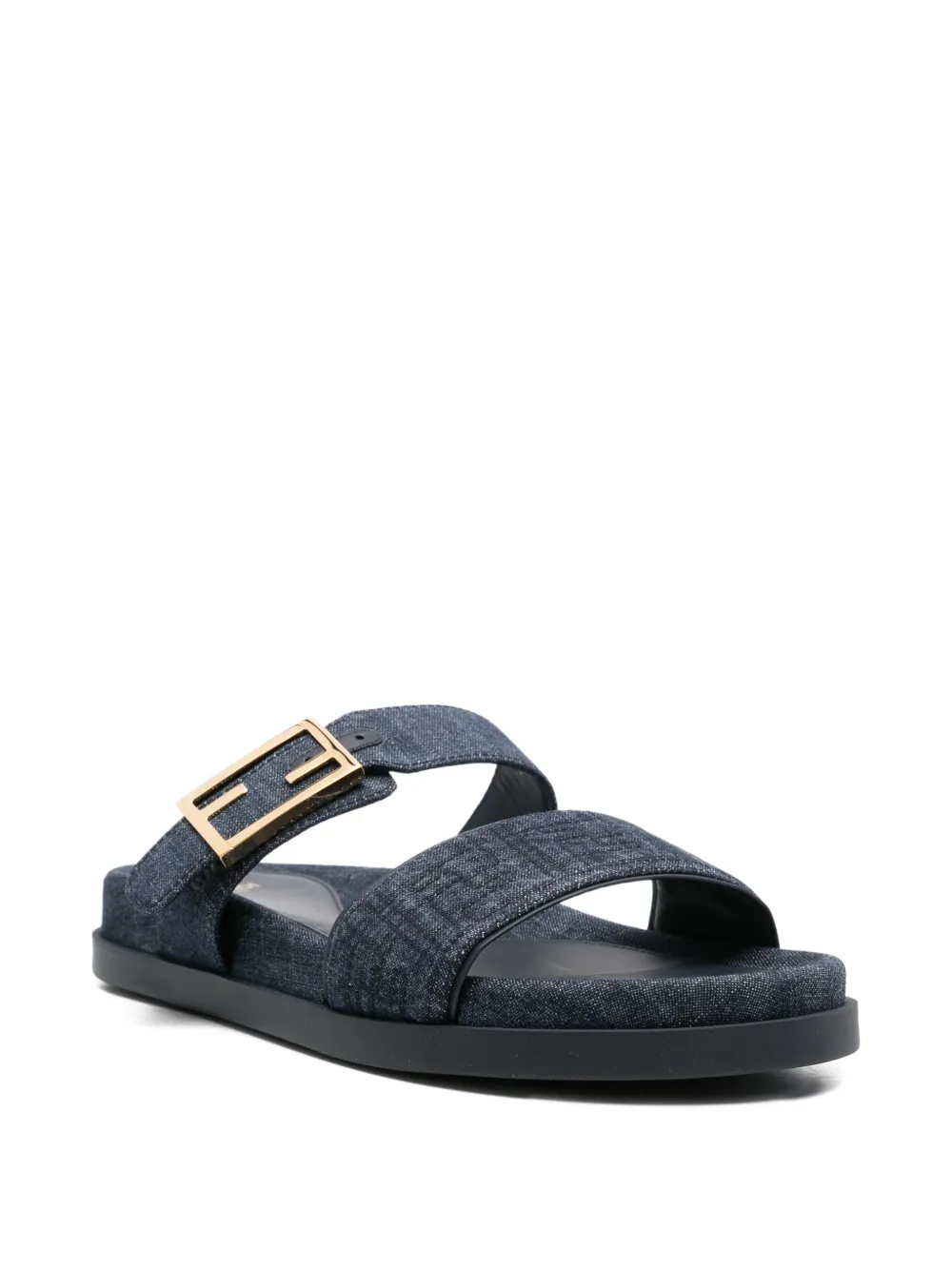 FENDI buckle-strap sandals Blauw