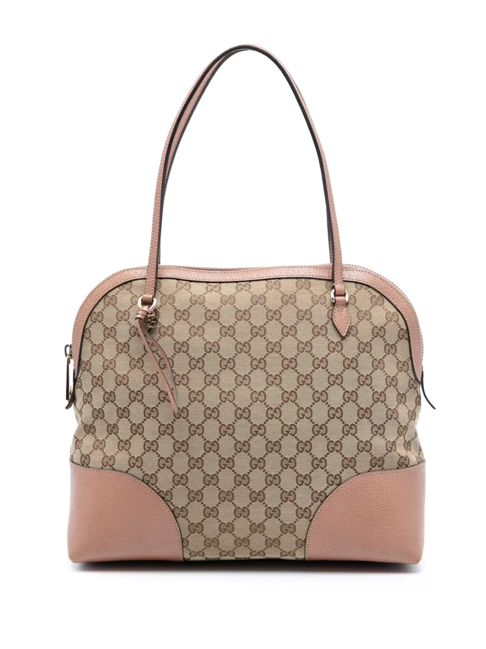 Gucci Pre-Owned 2016-2025 Medium GG Canvas Bree Dome tote bag - Marrone