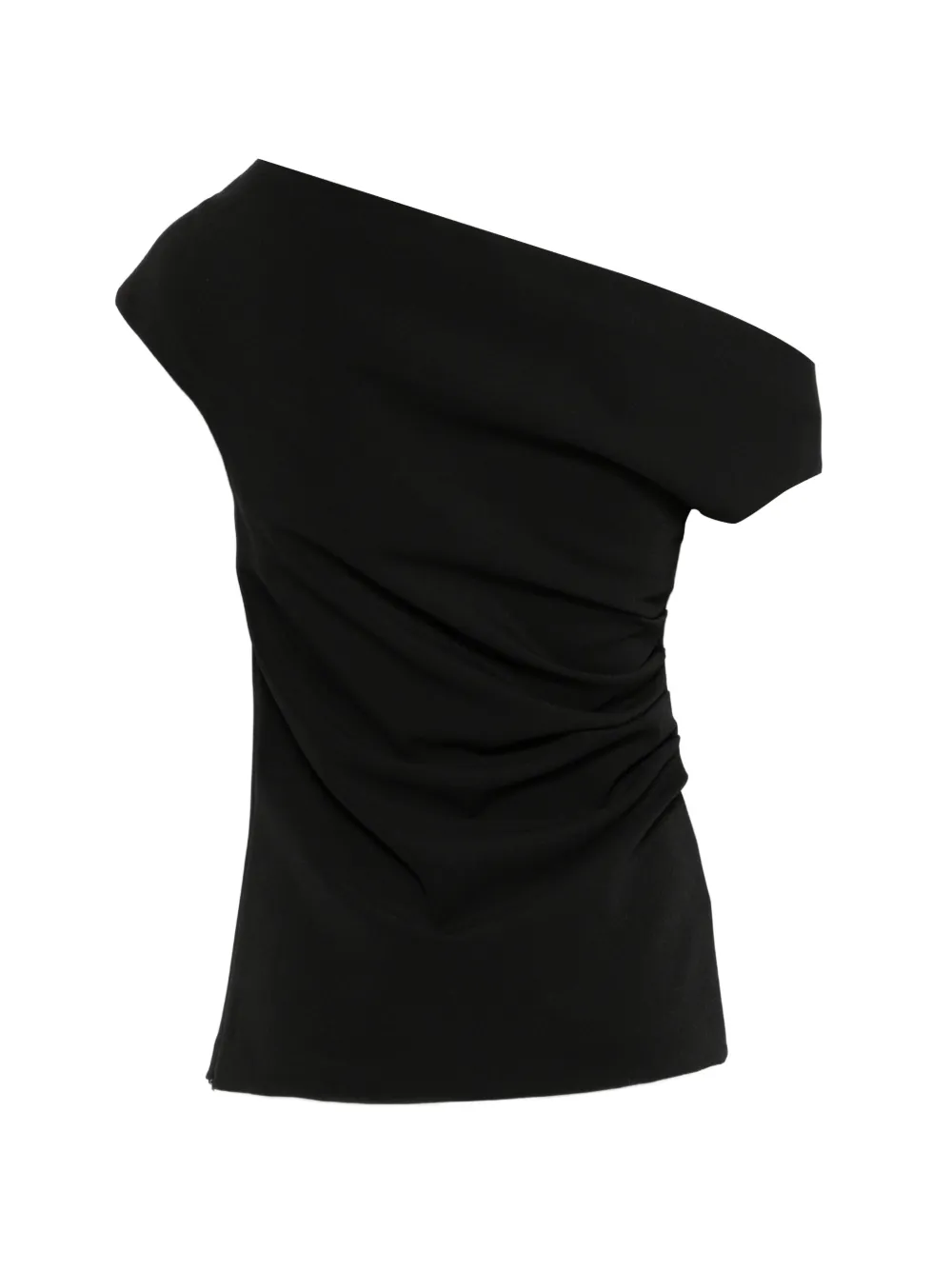  P.a.r.o.s.h. One-shoulder Blouse - Black 