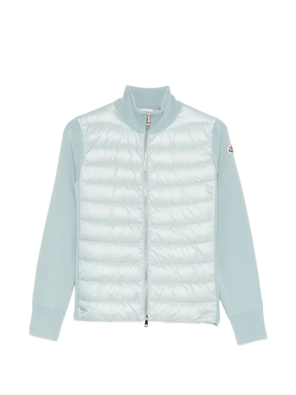 Moncler padded zip jacket - Blu