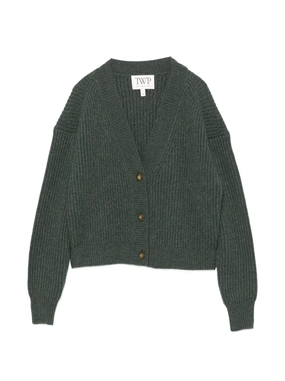 TWP Cardigan in cashmere - Verde