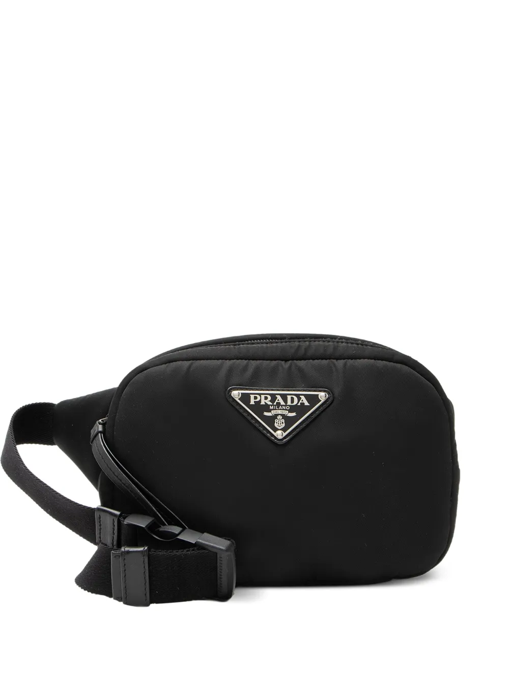 Prada Pre-Owned logo-plaque belt bag - Nero