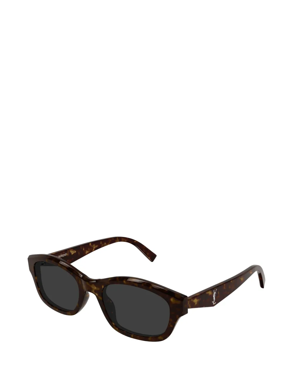 Saint Laurent Eyewear Lunettes De Soleil à Monture Ronde Wayfarer - Marron 