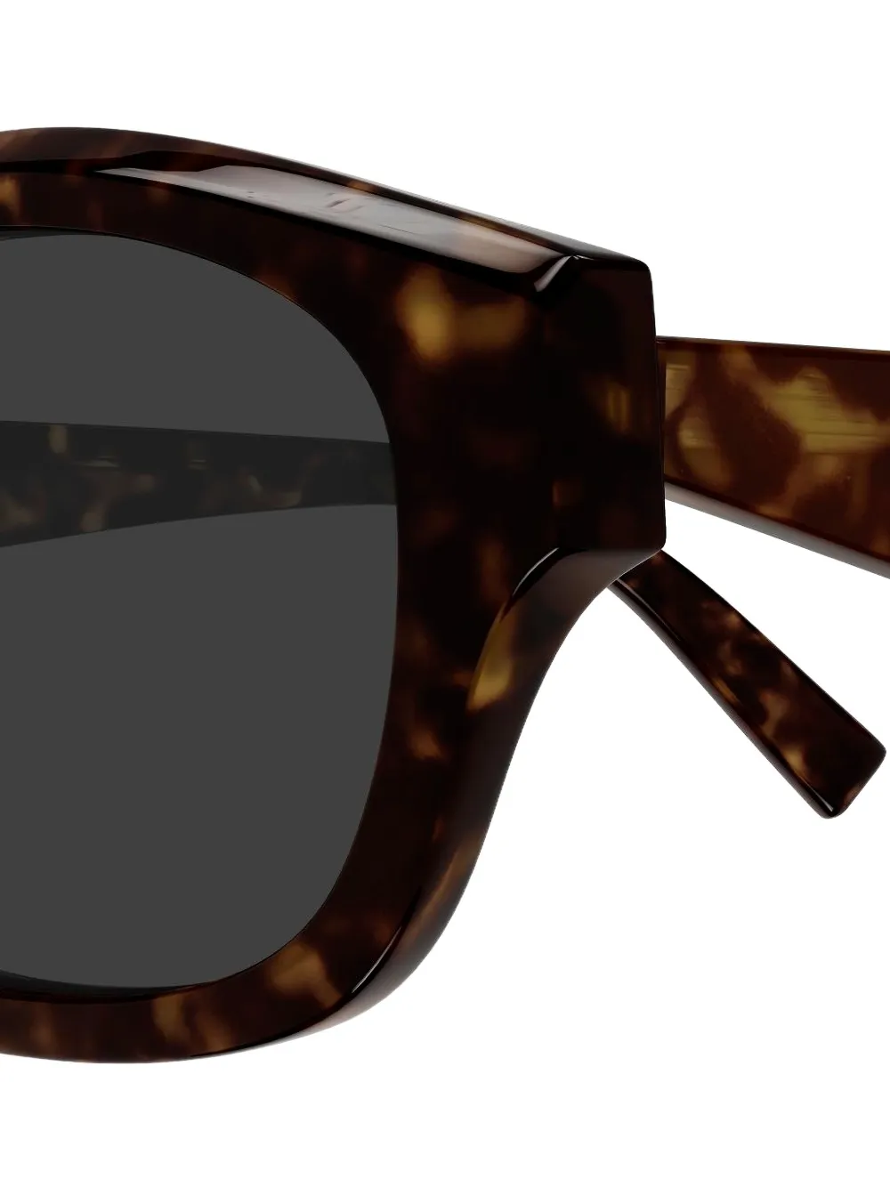  Saint Laurent Eyewear Lunettes De Soleil à Monture Ronde Wayfarer - Marron 