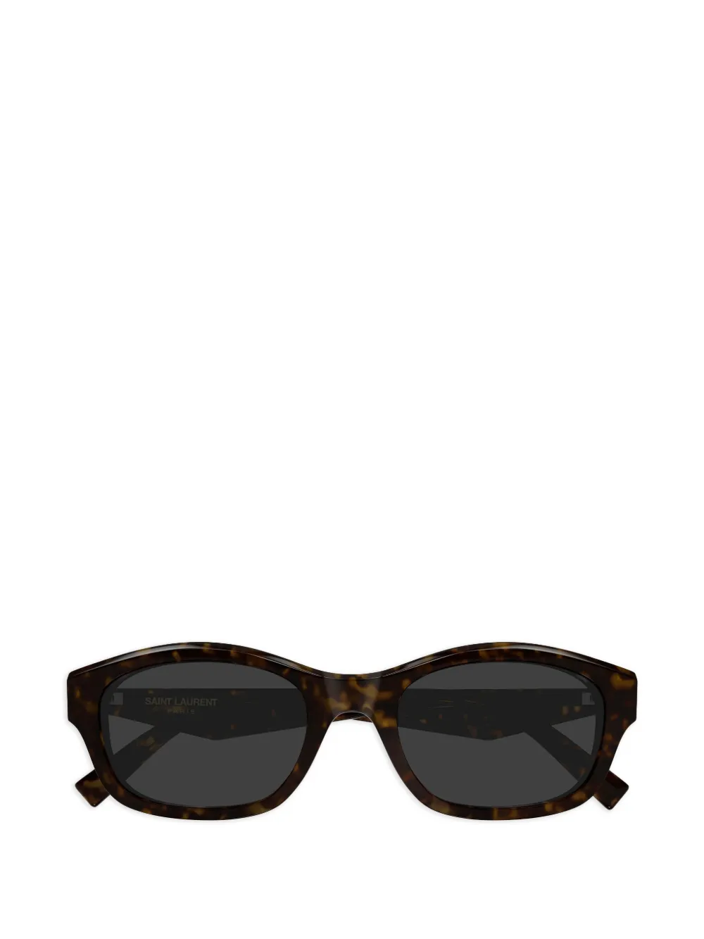 Saint Laurent Eyewear Occhiali da sole tondi - Marrone