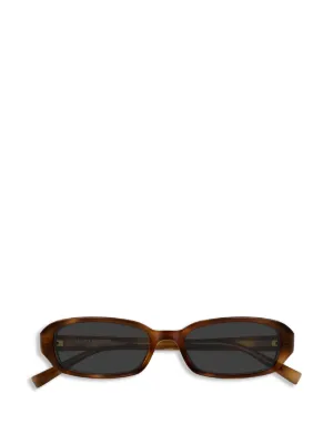 MASU × BLANC OVAL SHAPE SUNGLASSES BROWN MASU MASU X BLANC Oval