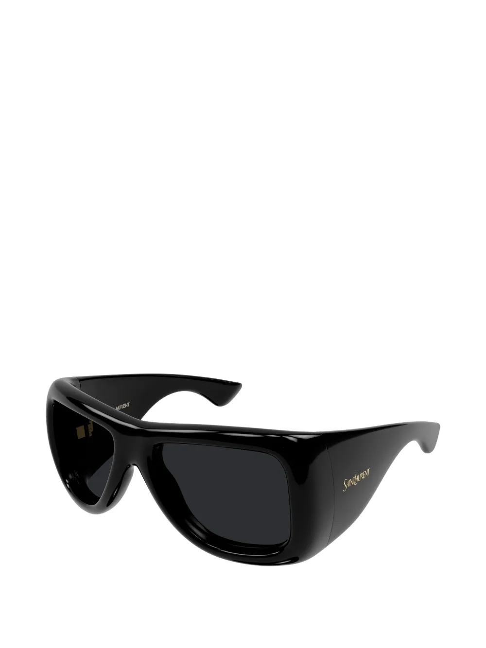 Saint Laurent Eyewear Howl zonnebril met rechthoekig montuur Zwart