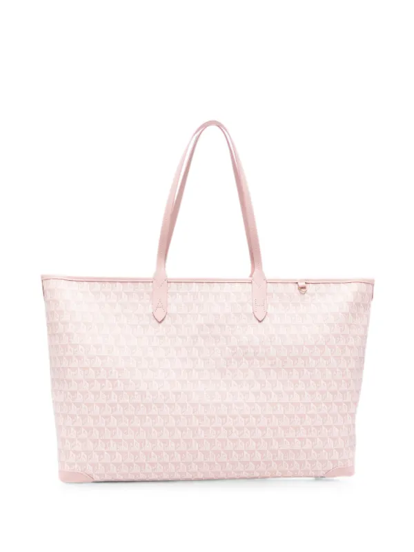 Anya Hindmarch I Am a Plastic Bag Zipped Tote Bag in Pink