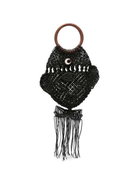 Anya Hindmarch bolsa de mano de macramé