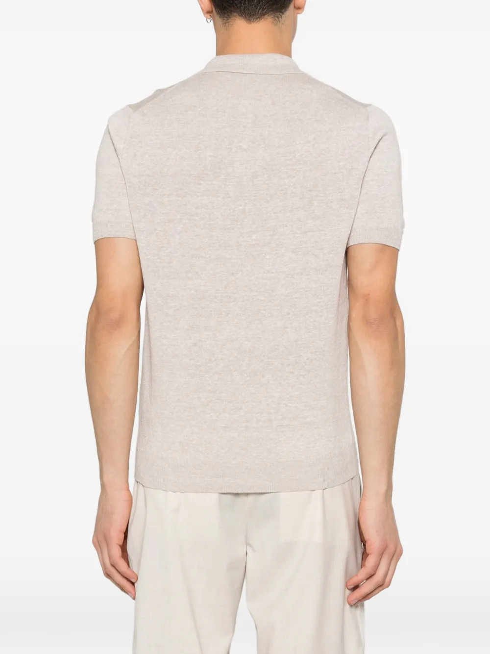 Tagliatore T-shirt met korte mouwen Beige