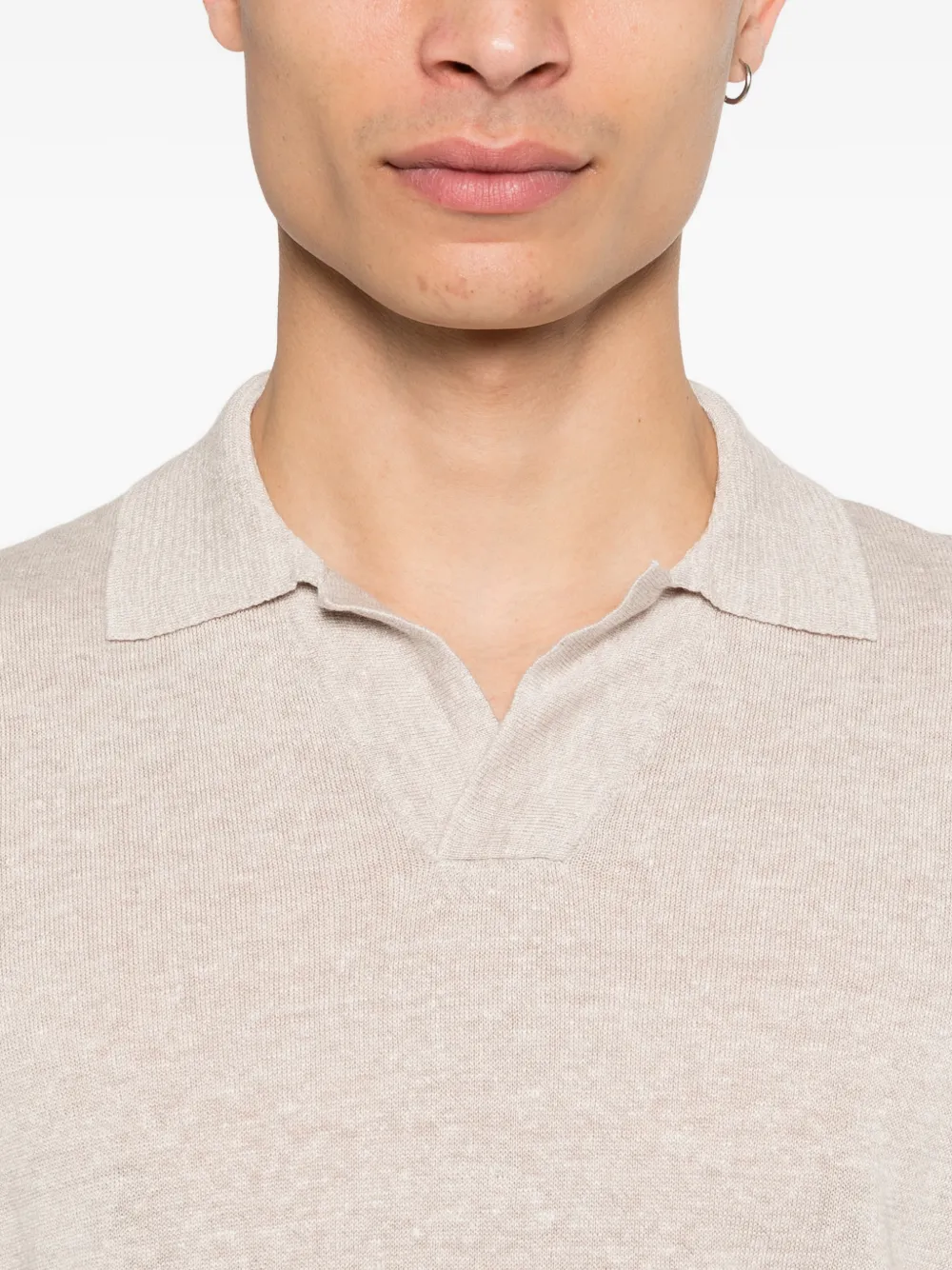 Tagliatore T-shirt met korte mouwen Beige