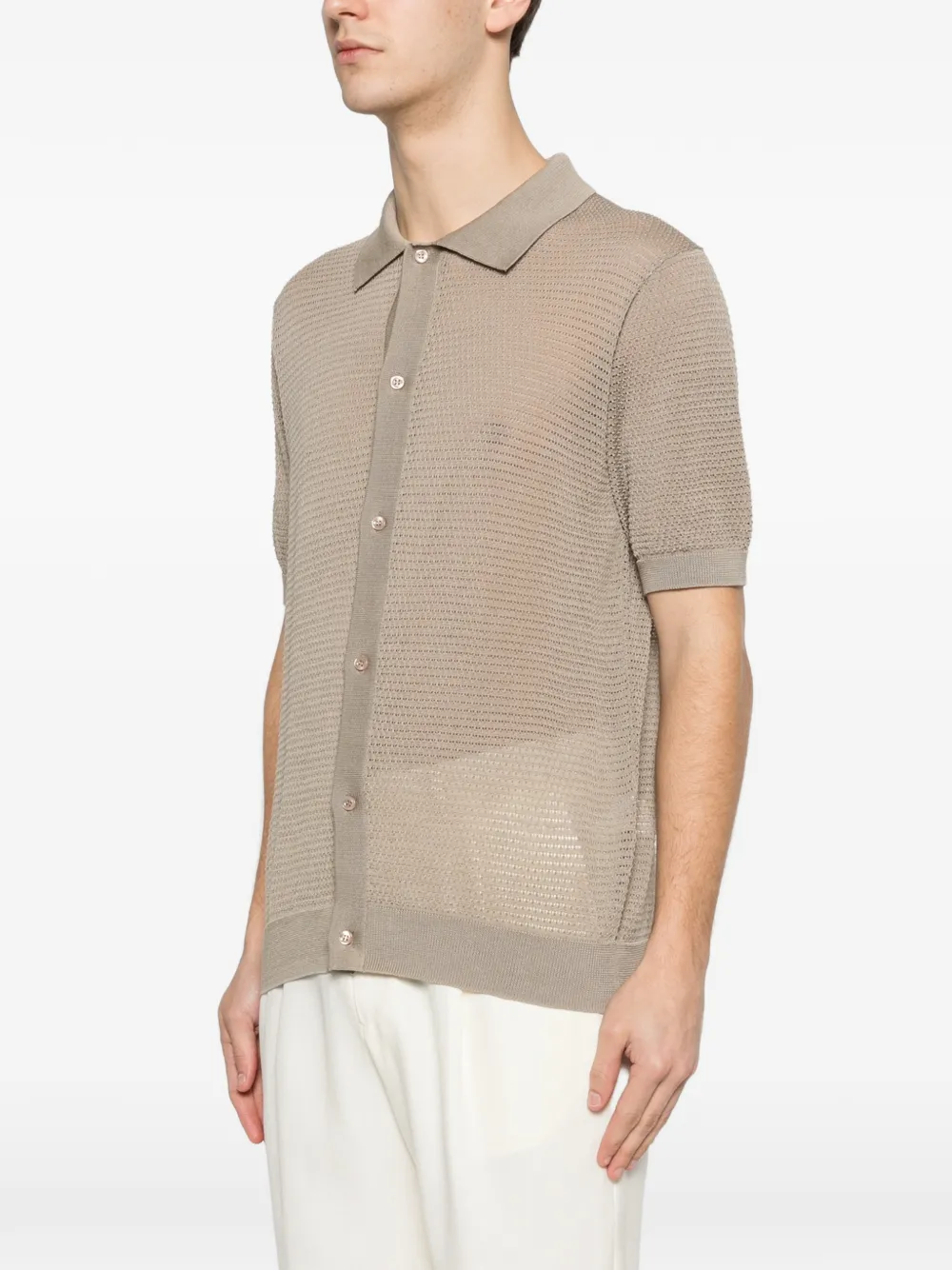 Tagliatore Button-up overhemd Beige