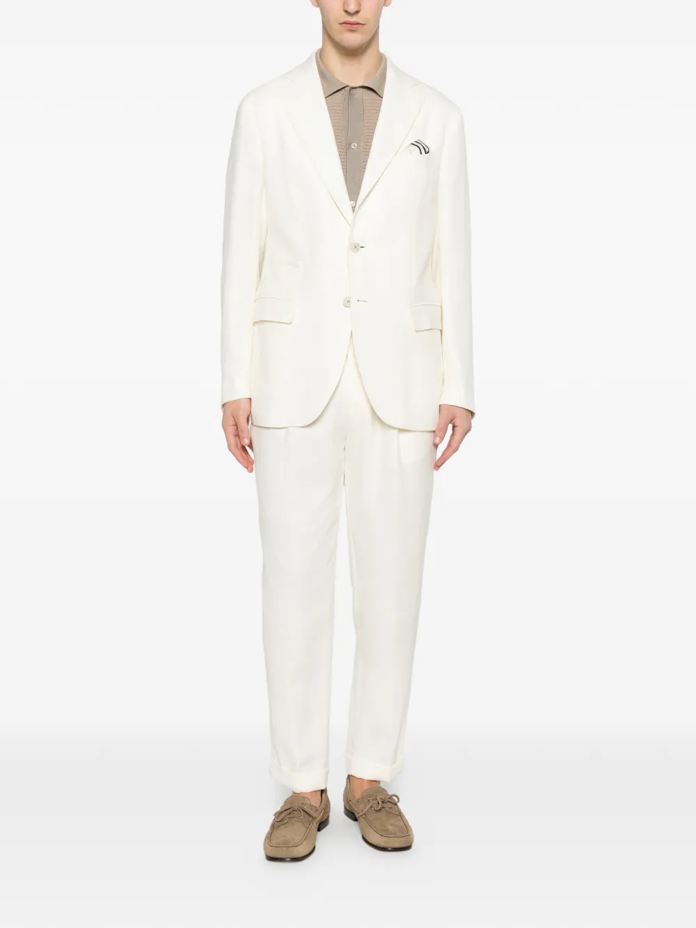 Tagliatore Button-up overhemd Beige