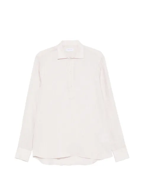 Tagliatore button-up linen shirt