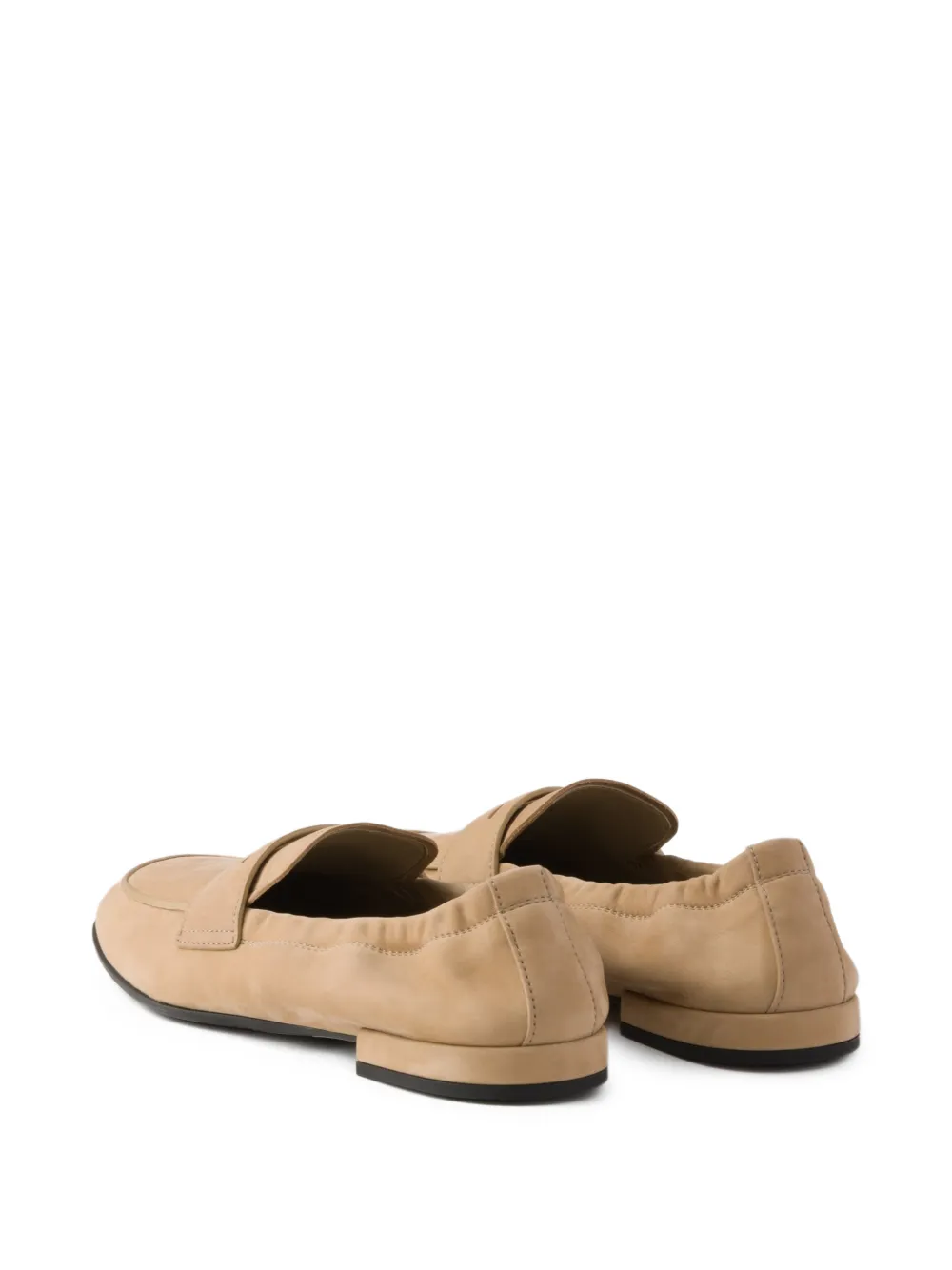 Prada Leren loafers Beige