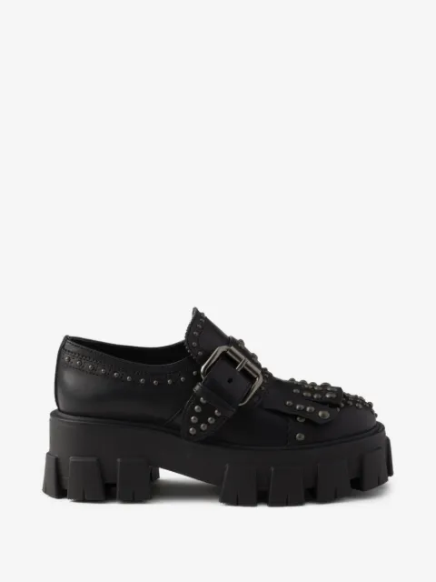 Prada mocasines con tacón de 55mm