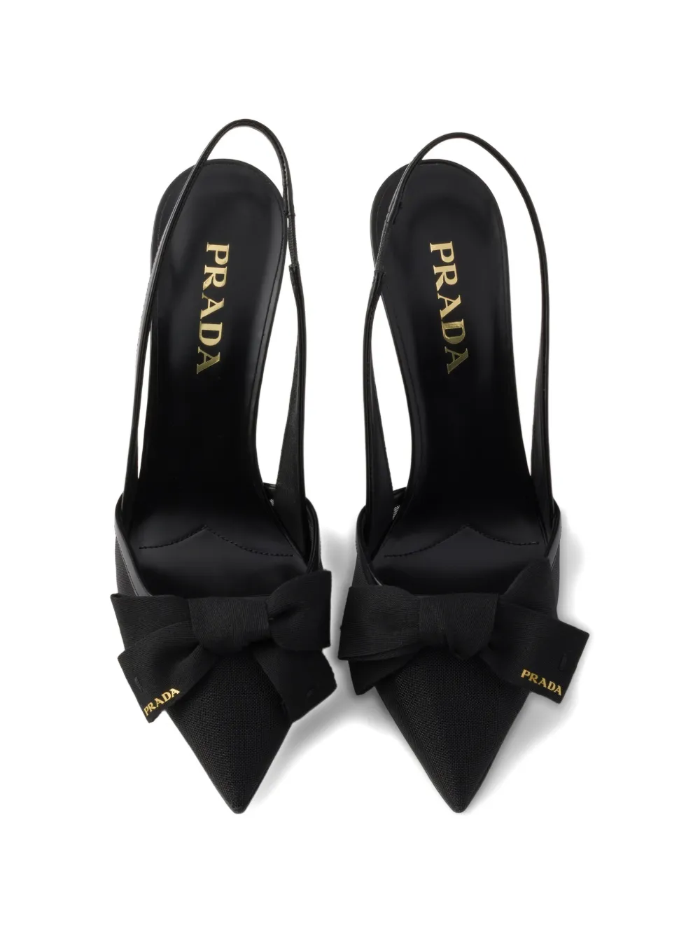 Prada mesh heeled pumps Zwart