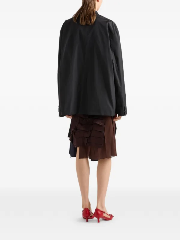Prada double-breasted Blazer | Black | FARFETCH